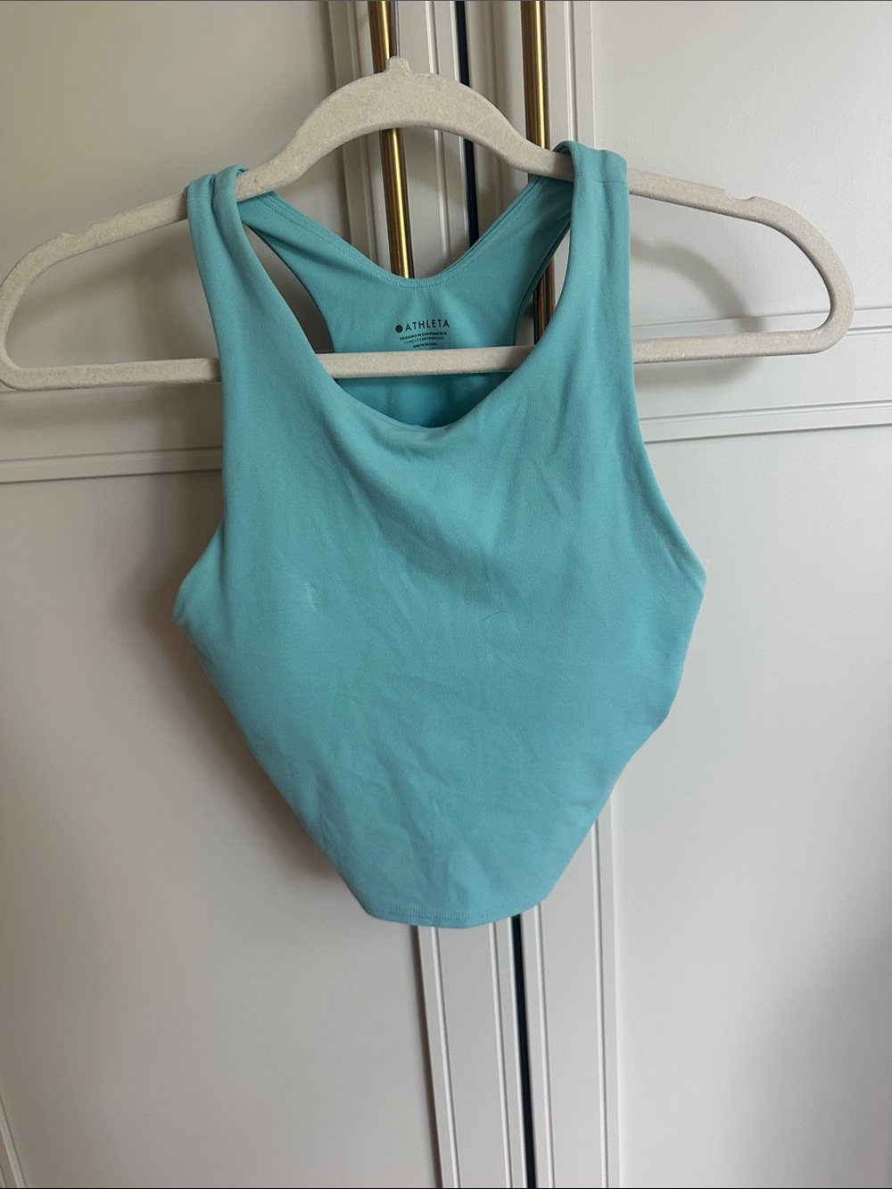Athleta Aqua Racerback Cropped Tank
